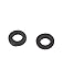 Uxcell a15062200ux0404 M3x6mmx1mm Plastic Round Flat Washer Gasket Seal Ring Black 100 Pcs Plastic (Pack of 100)