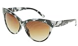 SunDanze Vintage Fashion Cat Eye Gradient Lens Pointed Sunglasses For Women