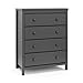 STORKCRAFT ALPINE 4 DRAWER CHEST - GRAY