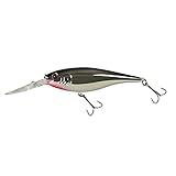 Berkley Flicker Shad Fishing Bait, 5 cm, Black Silver Flash