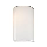 Cylinder Opal White Glass Shade - Lipless with 1-5/8-Inch Fitter