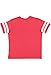 LAT Youth Jersey Crew Neck Short Sleeve Football Tee, Vintage Red Bleded White, Large