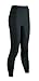 ColdPruf Platinum Dual Layer Activewear Ankle Length Long Johns Base Layer Leggings for Women, Black, Medium