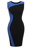 Zeagoo Women's Classic Slim Fit Sleeveless Bodycon Midi Dress