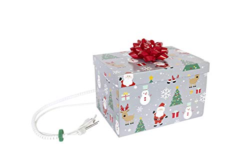 HoHoHoH2o Automatic Christmas Tree Watering System Device, Santa's Tree Helper Keeps Your Christmas Tree Healthy and Fresh, Refillable 2.5 gallons Capacity Box - Silver/Festive - Thumbnail 2