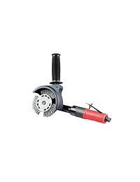 Dynabrade 18255 Autobrade Red DynaZip   Herramienta para rueda de alambre con rueda de alambre, 4 hp, ángulo recto, 3200 rpm, planetario geared, escape trasero