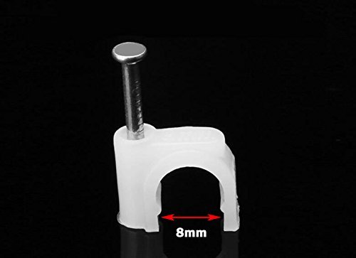 2 Cable+Clips+White+Clamps+Straps