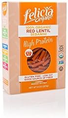 Felicia Organic - Red Lentil Sedanini (Pack of 6)