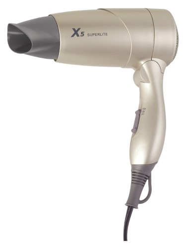 Click Here to See More Images X5 Superlite 1200W Ceramic-Ionic Mini Travel Dryer
