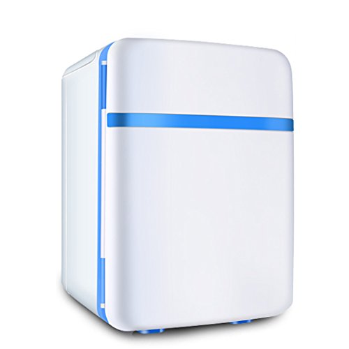 Click Here to See More Images Car Refrigerator Jadeking@ 10L Refrigeration, Cold And Warm Car Dual-use Carrying The Freezer 220V AC / 12V DC (Color : Blue)