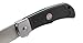 CRKT Ruger Accurate Folding Pocket Knife: Folder with Liner Lock, Plain Edge Blade with Nail Nick and Satin Finish, Woven Nylon Belt Sheath R2203
