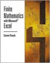 Applied Calculus With Microsoft Excel Piascik Chester 9780534370589 Amazon Com Books
