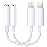 2 Pack [Apple MFi Certified] for iPhone 3.5mm