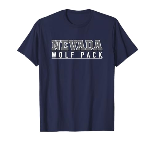 University of Nevada Reno Wolf Pack Between The Lines T-Shirt