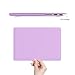 IBENZER Compatible with MacBook Pro 13 Inch Case 2012-2015, Soft Touch Hard Case Shell Cover with Keyboard Cover for Apple MacBook Pro 13 with Retina Display A1425 1502, Purple, R13PU+1B