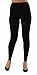 Compression Footless Pantyhose for Women 20-30mmHg - Graduated Compression Leggings for Pregnancy, Swelling, Varicose Veins Circulation, DVT - Black, Large - A717BL3
