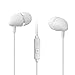 2 Pack Heavy Bass Earphones, Antopos In-ear Wired Stereo Noise Isolating 3.5mm Earbuds Earphones with Mic and Remote Control (Grey)