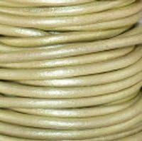 #55 Metallic Maina Round Leather Cord 0.5mm (1/64") x 10 m (10.93 yds)