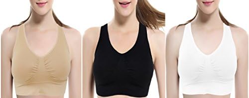 KINYAOYAO Women's Plus Size Ultimate Comfy Medium Support Sport Bra