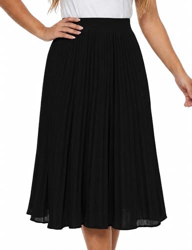 Amazon.com: BGDK Women's Velour Midi 33 Inch Length Panel Skirt
