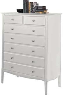 Schreiber Provence 5 2 Drawer Chest White Amazon Co Uk