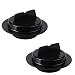 2 PACK Gas Can Stopper Cap Replacement Part or Spout Cap Compatible with Midwest, Scepter, Moeller, Eagle, Gott, Rubbermaid Essence, Igloo, Blitz, StanCan, Kolpin, RotopaX can,For Plastic Fuel Tank primary