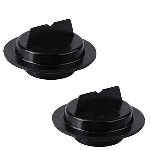 2 PACK Gas Can Stopper Cap Replacement Part or Spout Cap Compatible with Midwest, Scepter, Moeller, Eagle, Gott, Rubbermaid Essence, Igloo, Blitz, StanCan, Kolpin, RotopaX can,For Plastic Fuel Tank