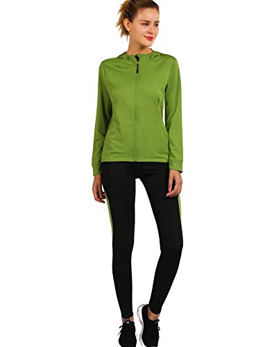Activewear Sets for Women-Track Leggings Pants Hoodie Jackets 2 Piece Set Tracksuits Yoga Outfit Jogging Workout Set Gymwear - Thumbnail 2