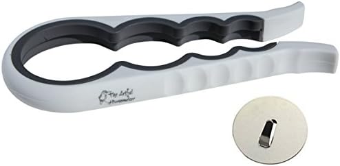 "Easy Open" Premium Bottle and Jar Opener for Seniors with the Strongest Jar Opener Grip - Heavy Duty Arthritis Jar Opener - Helps Tired or Wet Hands &amp; Arthritic Weakness - Silicon Rubber Made