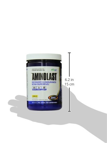 Gaspari Nutrition Aminolast Powder, Lemon Ice, 14.8 Ounce
