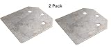 Replacement Blades for 4-in Wide THINSET REMOVAL BIT, Floor Scraper, SDS Plus (Set of 2 Blades)
