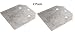 Replacement Blades for 4-in Wide THINSET REMOVAL BIT, Floor Scraper, SDS Plus (Set of 2 Blades)