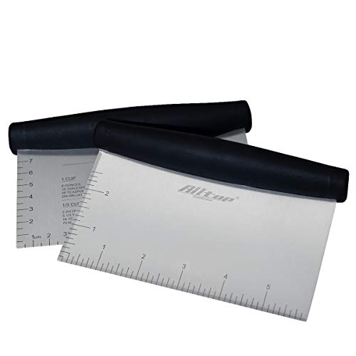 Bench-Scraper-ChopperStainless-Steel-Hand-Kitchen-Tool-Set-of-2-Pack