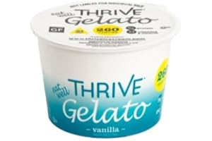 THRIVE ICE CREAM Thrive Frozen Nutrition, Vanilla Gelato, 4 oz Cups (36 count)