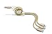 Multi Charger Cables, J2CC Multi USB Charger Retractable 3 in 1 USB Cable with 8 Pin Lightning, USB C, Micro USB Charger Connector for Android & iPhone Smartphones, iPad Tablets[3.3 Feet(1M) Gold)]