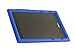 Bobj Rugged Case for ASUS ZenPad Z580, Z580C, Z580CA, P01M, P01MA (not for ZT581KL, P008) – BobjGear Custom Fit - Patented Venting - Sound Amplification - BobjBounces Kid Friendly (Batfish Blue)