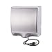 Commercial Automatic Air Hand Dryer High Speed Heavy Duty 1800w Matte Finished Automatic Hand Dryer Brushed Stainless Steel Shell, Set of 2