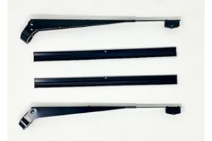 Omnia Warehouse M998 11" WIPER BLADE 2EA and 12" WIPER ARM 2 EA 12339505 12339504 HMMWV WIPER ARM SET