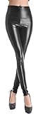 Sofishie Women's Punk High Waist Faux Leather Leggings