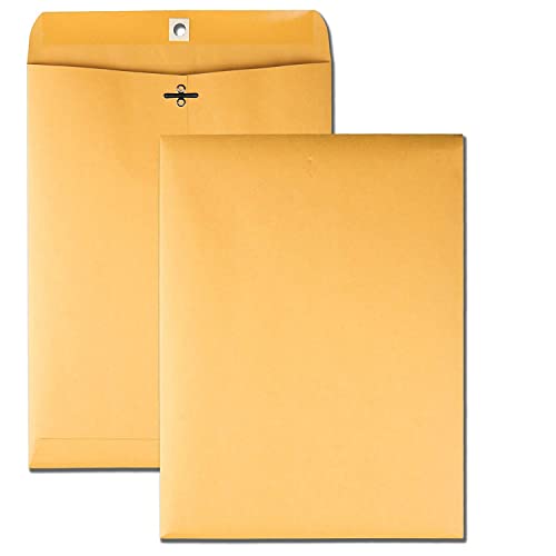 Clasp Envelope, 9" x 12", Brown Kraft, Catalog Clasp Envelopes With