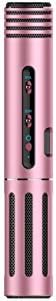 Wireless Karaoke Microphone Portable Built-in Bluetooth Speaker Player Aluminium Alloy Shell Dual sound function Karaoke MIC Machine for Home KTV,Singing, Recording