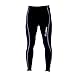 4ucycling Men's Black Silicone Gel Padded Compression Tights
