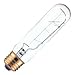 Bulbrite 60T10C/HO 60-Watt Incandescent T10 Tubular High Output Light, Clear