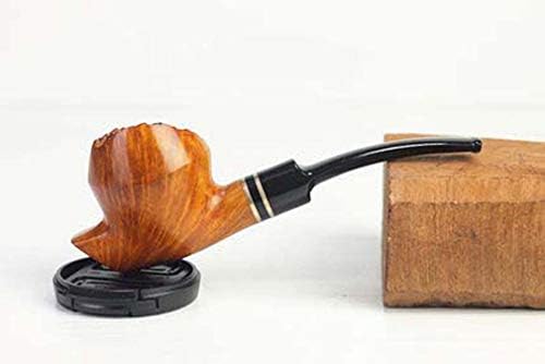 SUNLIFE Tobacco Pipe, Large Long Handle Handmade Heather Root Natural Tobacco Smoking Pipe With 9mm Filter, Each Style Is Only One, The Best Choice For Gift Collection