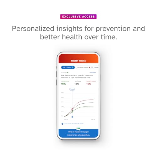 23andMe+ Premium Advanced Ancestry & Health - DNA Test Kit, Personal Genetic Insights, Plus 1-Year Access to Exclusive Health & Ancestry Reports, DNA Kit (Before You Buy See Important Test Info Below)