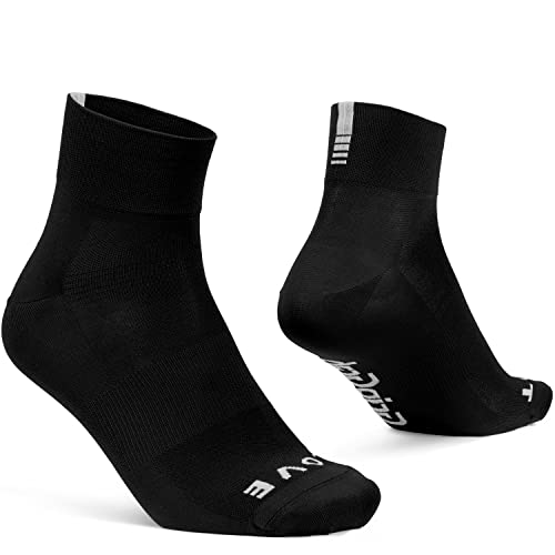 GripGrab Chaussettes Été Légères SL Performance Eyecatching 2 Longueurs Chaussettes de Cyclisme Vélo de Course VTT