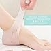 Dr.K.B Gel Heel Protectors for Plantar Fasciitis (Heel Pain) Honeycomb Silicone Breathable Advanced Material Technology, Comfortable, Durable! Rapid Heel Pain Relief, Reusable (1 Pair)