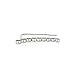 Sterling Silver Bezel-set Cz Curved Ear Crawler Cuff Earrings