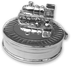 Sterling Silver Train on Track Tooth Box