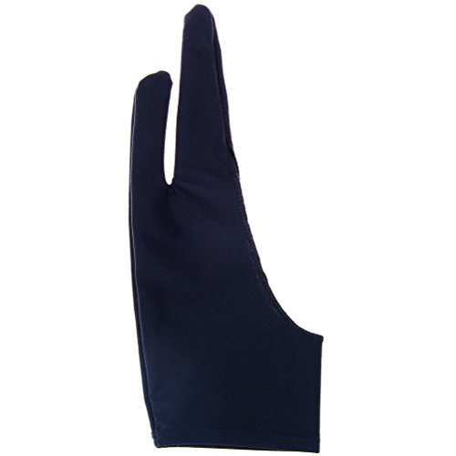 JiaUfmi Two-Finger Glove for Graphics Drawing Tablet Anti-fouling Drawing S/M/L Size (M)